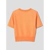 8SECONDS Off-Shoulder Ribbed Knit Orange