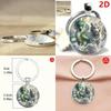 Modern Style Dragon And Tiger Keyring Glass Alloy Pendant For Gift Giving And Decoration
