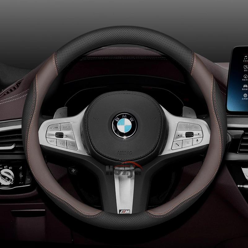 Leather Car Steering Wheel Cover for BMW x1 u11 X2 u10 x3 g45 x5 x6 x7 m4 320i ix1 g20 f70 i4 serie 1 2015 - 2023 2024 2025 2026