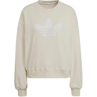 Originals Crew Sweatshirt Solid Color Sports Pullover Short Women Sweatshirt Yellow White HU1606