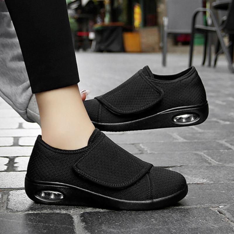Spring and Summer Soft Sole Mesh Breathable Velcro Women's Casual Shoes Women's Shoes Elderly Shoes