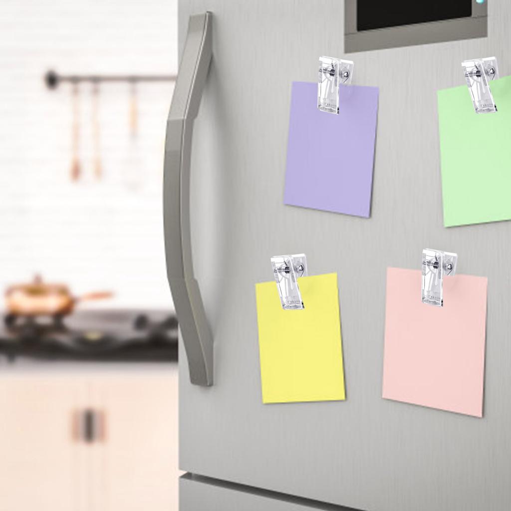 40/100Pieces Convenient Adhesive Clips Portable Clamps for Easy Document Organization and Hanging in Office or Home