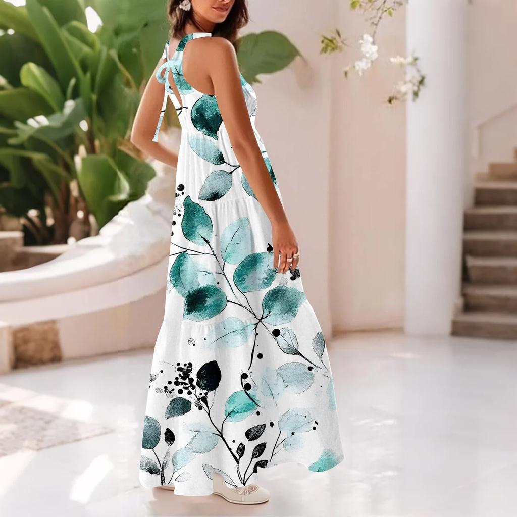 Women's Summer Casual Fashion Suspender Sleeveless Dress