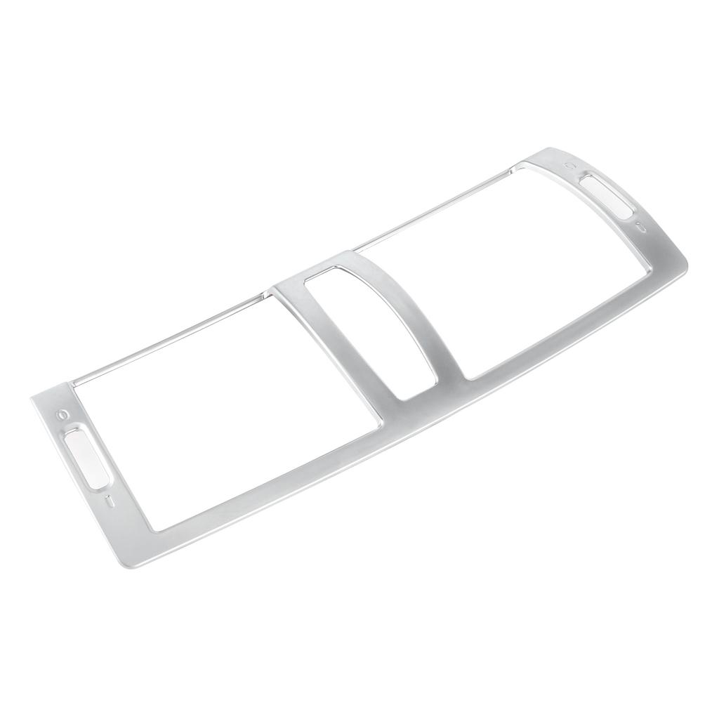 Center Control Air Conditioning Vent TrimFrame Fit for 1 Series E81 Hatchback 2007‑2011Chromeplate