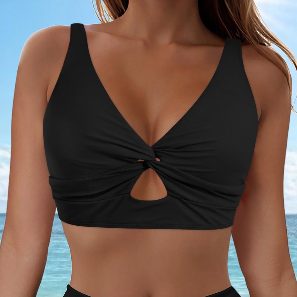 Sexy Fashionable Womens Bikini Twopiece Top With Padded Cups And Underwirefree Swimwear