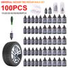 10-100 ADET Evrensel Vakumlu Lastik Tamir Seti Araba Motosiklet Scooter İçin Kauçuk Tubeless Lastik Tamir Kiti Yapışkansız Tamir Lastik Çivisi