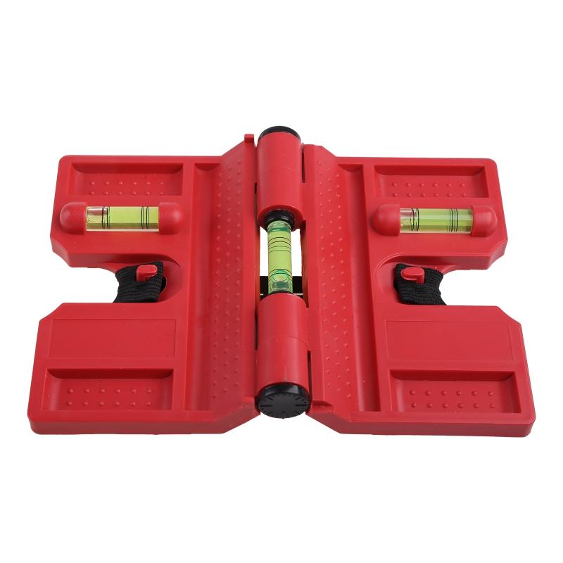 Plastic Level & Tool with 3 Bubbl-es Folding Angle Gauge Level Meter Magnetic 1
