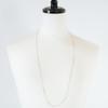 agete [Beautiful Condition] K10 Mirror Ball Long Necklace Yellow GoldUsed