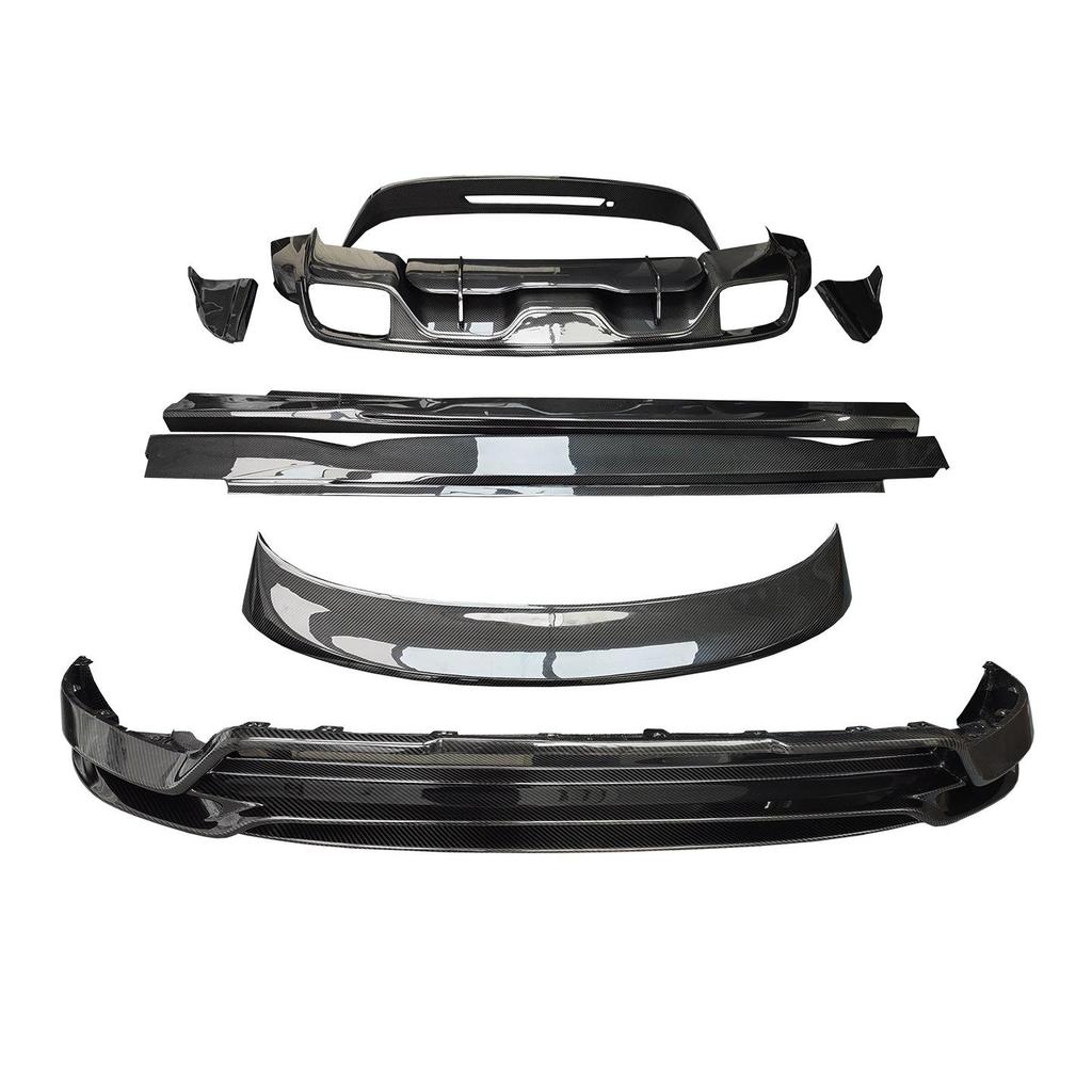 Porsche Cayenne 18-23 CM Model Upgrade Kit: Front/Rear Lip, Side Skirts, Spoiler, Fender Flares