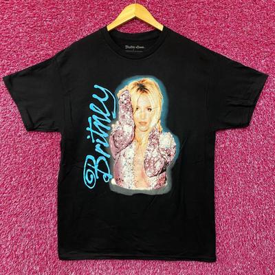 T-shirt Britney Spears Lavaggio ad Acqua Aerografato