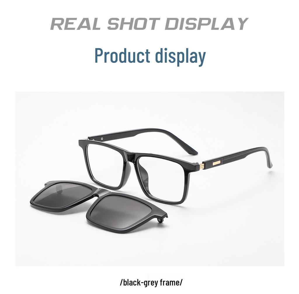 2025 Magnetic Clip-On Polarized Sunglasses for Driving and Fishing