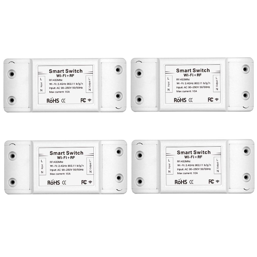 Rf433 Wifi Diy Smart Switch Module Rf433 Remote Control For Smart Automation Smart Life Tuya Work With Alexa And Google Home Buy At A Low Prices On Joom E Commerce Platform