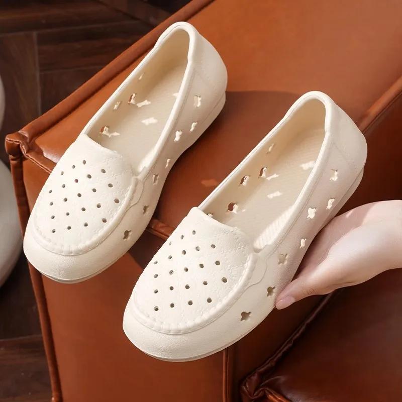 Fashion women's shoes summer 2025 sale shoes Korean-style women's breathable casual shoes Lightweight soft-soled sandal EVA shoe