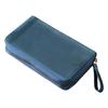 Leather Fountain Pen Case 10 Section Zippered Pencil Bag Fountain Pens Storage Pouches For School Office Supplies