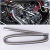 FizLig Stainless Steel Exhaust Pipe - 47" Flexible Diesel Exhaust Extension For Trucks/Generators, Anti-Corrosion Pipe With Clamp Kit, Compatible