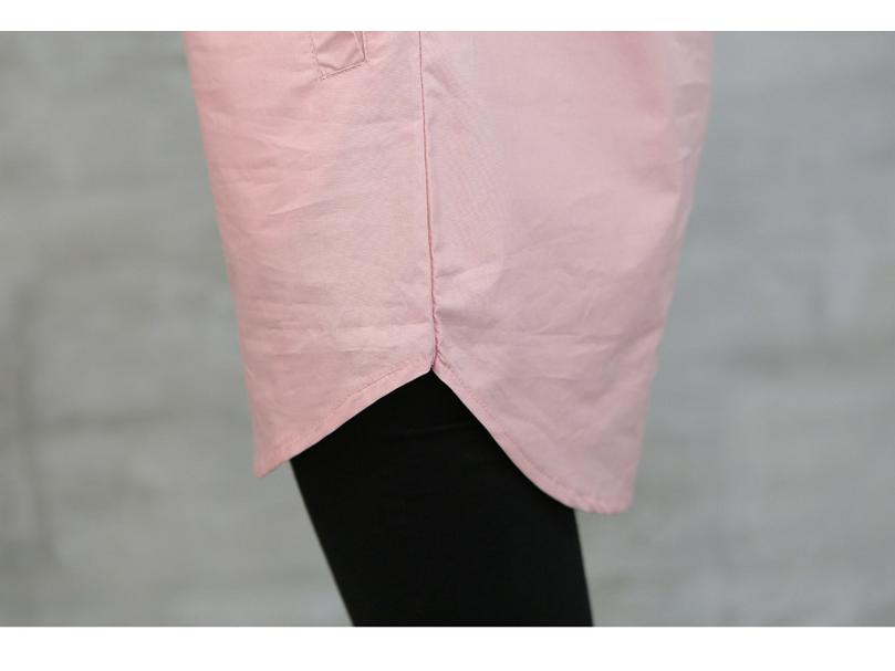 Women's Long-Sleeve Slim A-Line Lapel Shirt for Spring & Autumn - Korean Urban Style