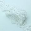 New White Unilateral Water-Soluble Polyester Lace Hollow Embroidery Lace Clothing Laying Material