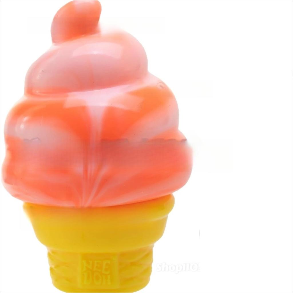 Cono de Helado Nice Cream Nee-Doh Colorido con Forma de Helado Aliviador Sensorial de Estrés Herramienta Fidget Para Ansiedad y Concentración Para Adultos y Niños