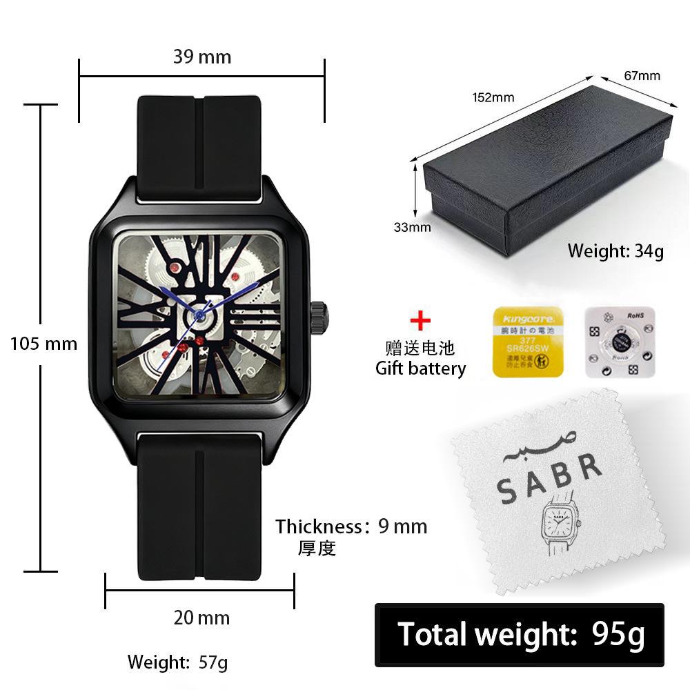 Watch Women'S Light Luxury Niche Fashion Watch Calendar Versatile Waterproof Men'S And Women'S Quartz Watch