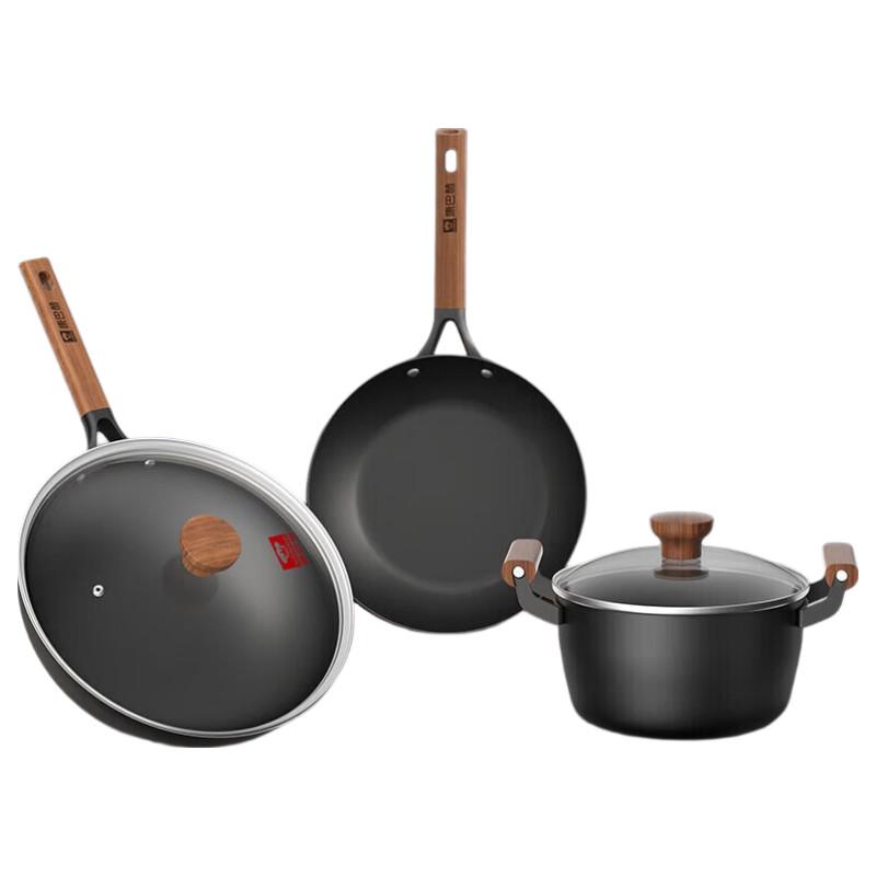 

Titanium Non-stick Cookware Three-piece Set