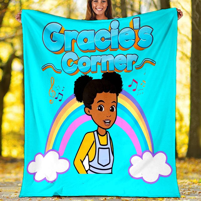 Gracie's Corner3 Printed Throw Blanket—lightweight,soft,warm;versatile Blanket for All Seasons—perfect As &air-conditioning Throw,nap Blanket