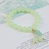 Glass Beaded Bracelet Female Sweet Lily of the Valley Bracelet Girl Jewelry Versatile Student Gift Hand Jewelry Wholesale