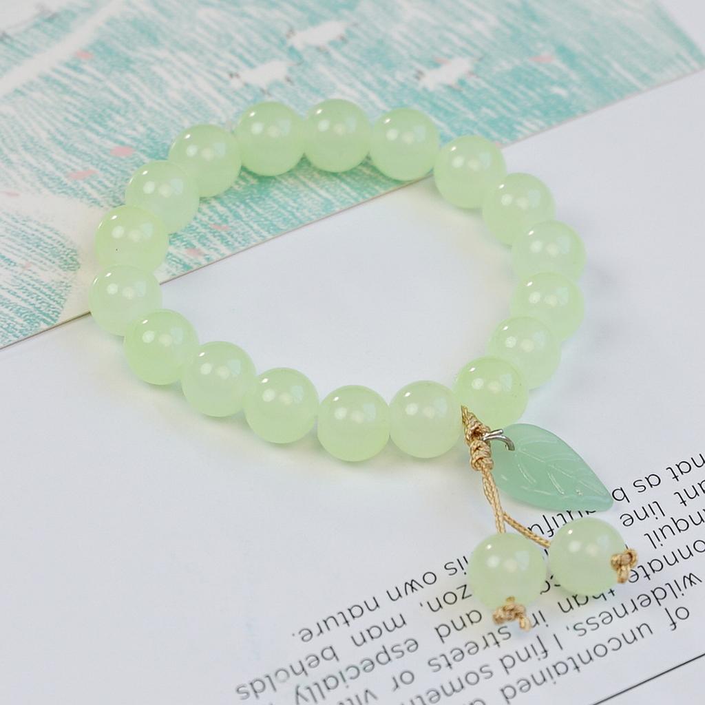Glass Beaded Bracelet Female Sweet Lily of the Valley Bracelet Girl Jewelry Versatile Student Gift Hand Jewelry Wholesale