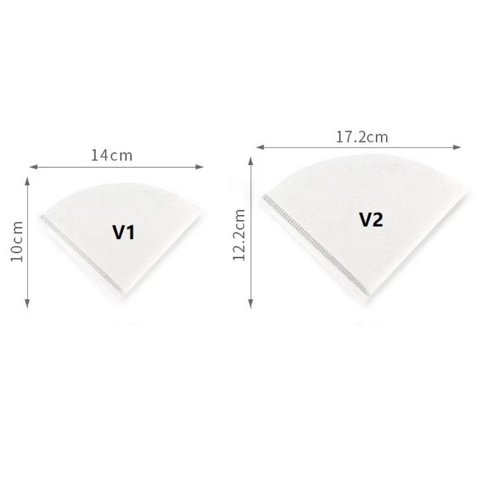 Single-use coffee filter paper bag, conical filter 2-4 cups natural drip coffee filter paper filter, making tool accessories