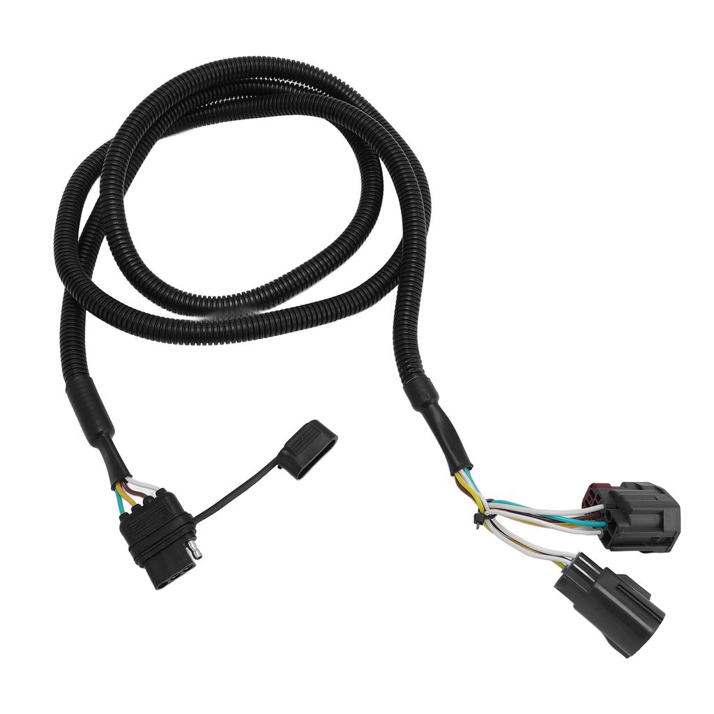 4 Way Flat Trailer Wiring Harness Improve Driving Safety 74.01in Length Stable Connection for JK 2 4 Door Taillights