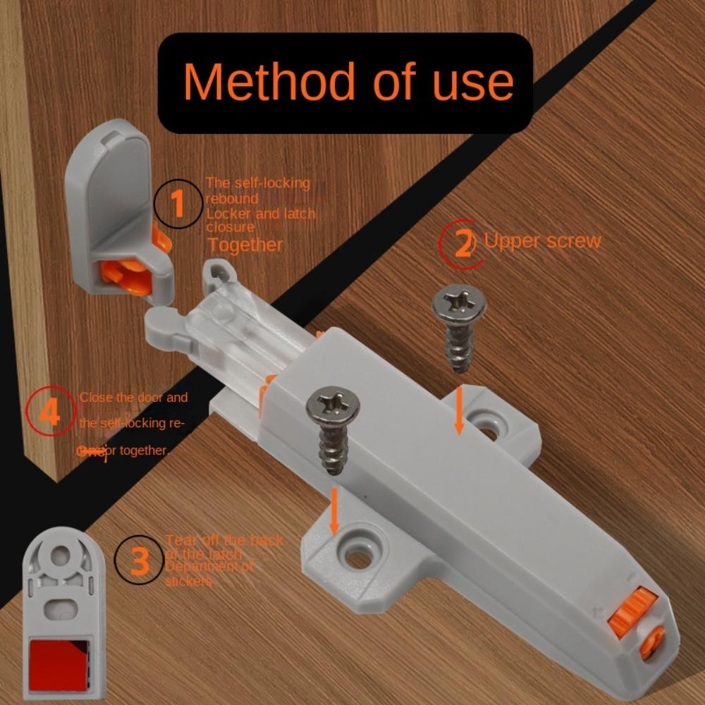 Invisible Cabinet Catches Damper Buffer Wardrobe Stopper New Rebound Device  Wardrobe