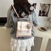 Schoolbag Niche Design Casual Bag 1011 Spring Fashion New Trend Texture Women's Foreign Style Backpack Small Square Bag