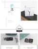 Minimalist Silent Two-Sided Corner Wall Clock for Living Room