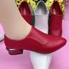 New Women's Shoes Chunky Heels Mom Shoes Loafers Casual Women's Shoes