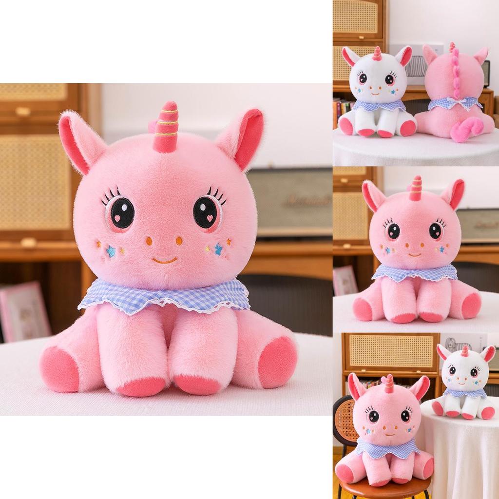 Unicorn Plush Toy Animal Stuffed Doll With Pp Cotton For Gift And Collecting