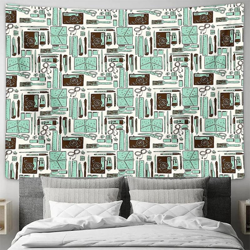 Bohemian Wall Tapestry Vintage Aesthetic Room Decor Tapestry Nature Landscape Home Textile Large Wall Hanging Art