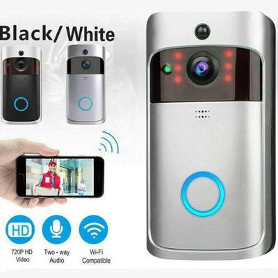 Wireless WiFi וידאו פעמון טלפון חכם לדלת טבעת אינטרקום פעמון מצלמת אבטחה