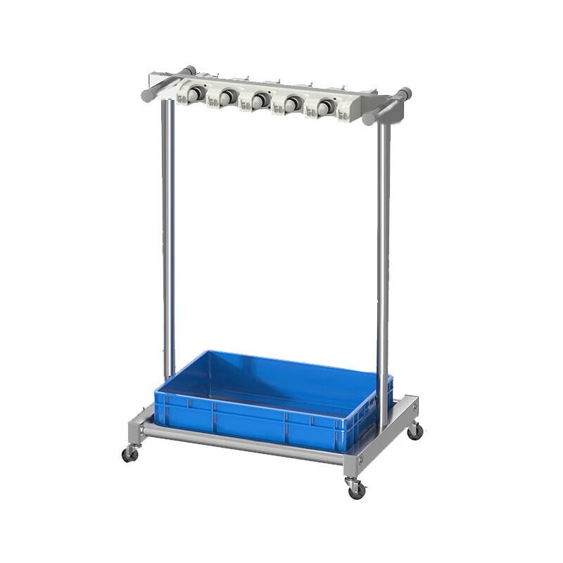 Stainless Steel Movable Mop & Cleaning Tool Holder