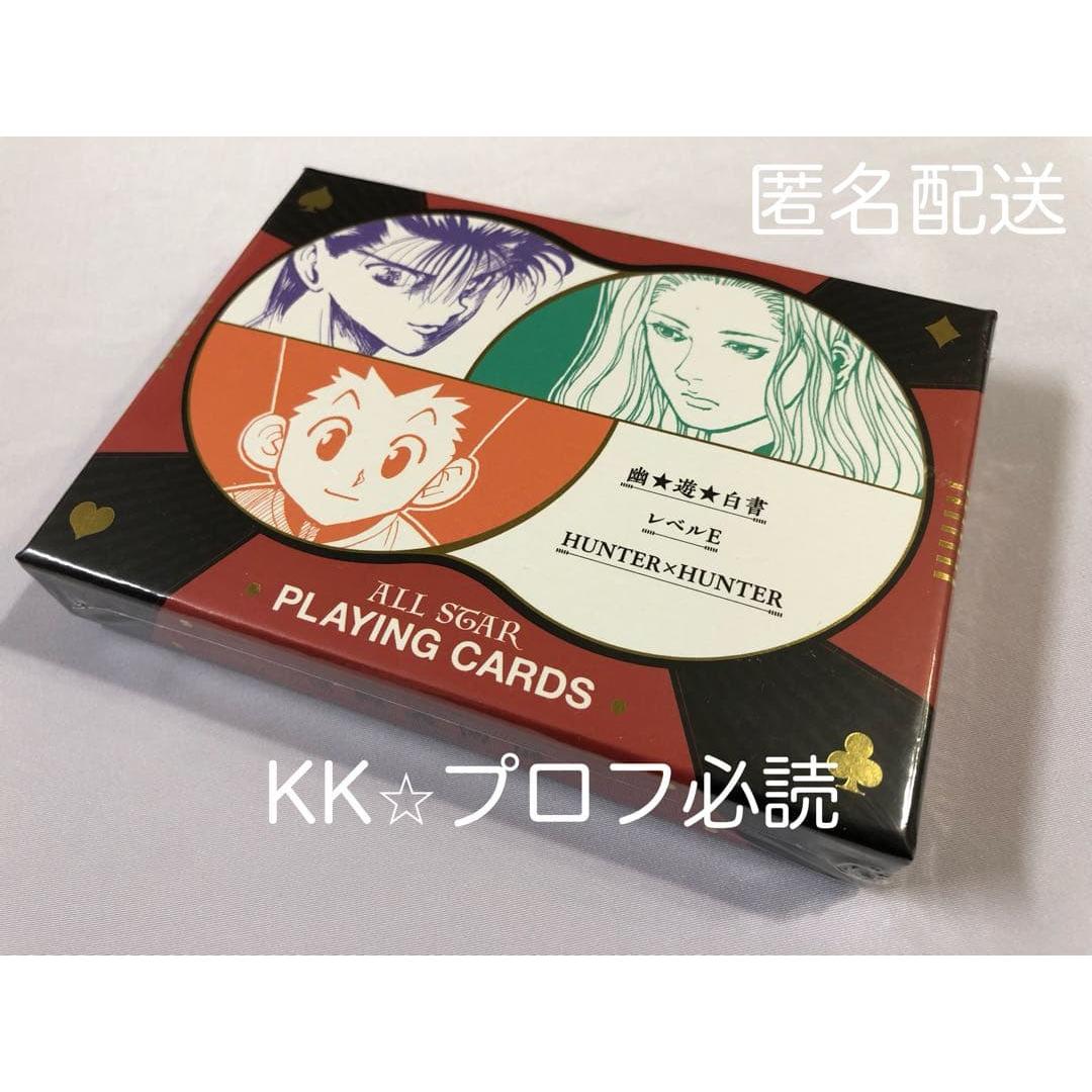 Used Yoshihiro Togashi Exhibition All Star Foil Stamped Playing Cards HUNTERHUNTER Yu Yu Hakusho