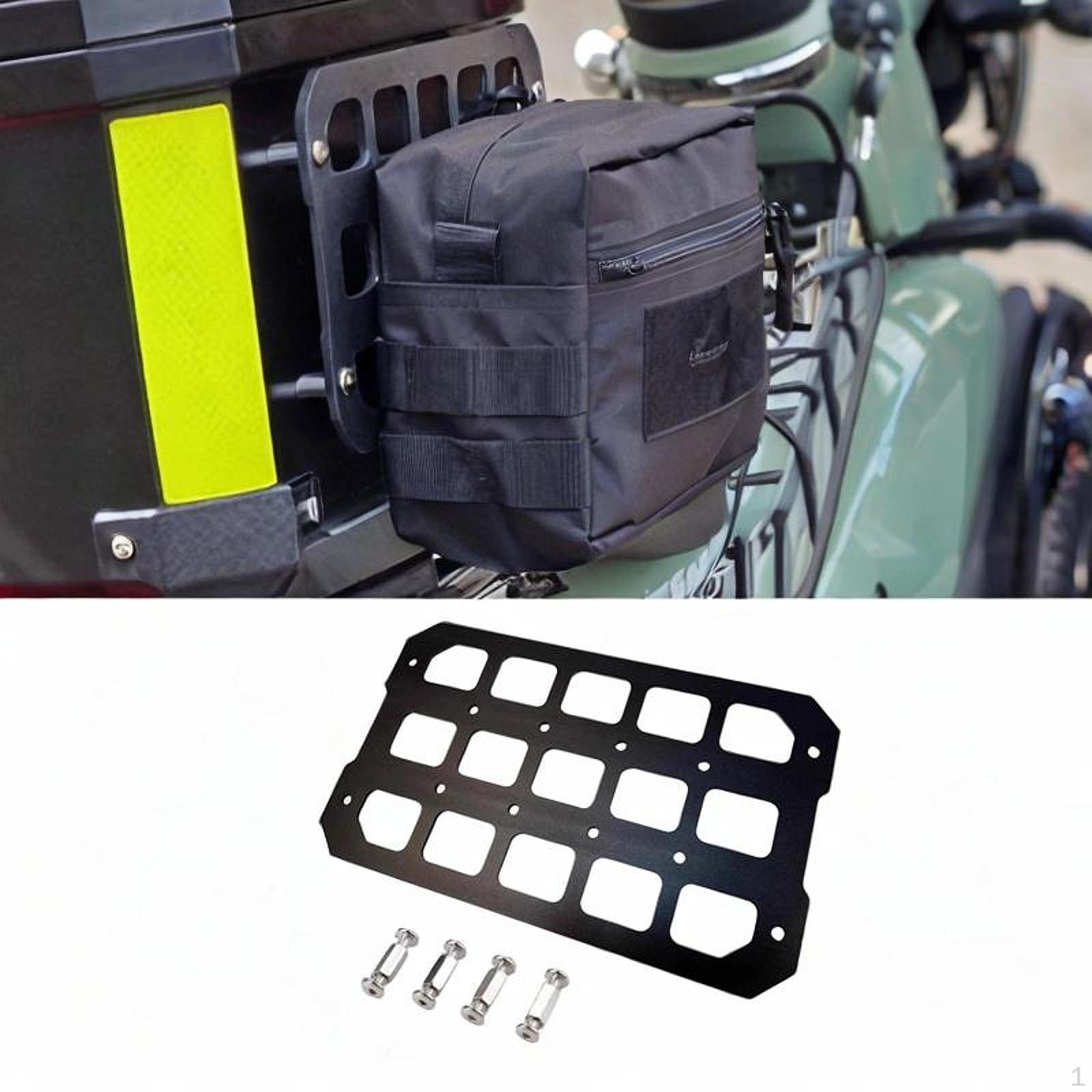 

Мотоциклетный кофр-хвост Панель Molle Прочный держатель гаджетов для инструментов