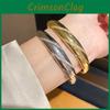 Geometric Zircon Silver Bracelet With 18k Gold Plating For Elegant Women