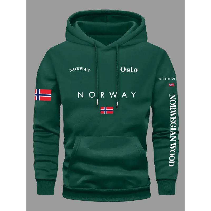 NORWAY Flag Hoodies Men Women Outdoor Sport Street Adventure Fitness Running Street Casual Autumn Winter Sweatshirt Top Clothing