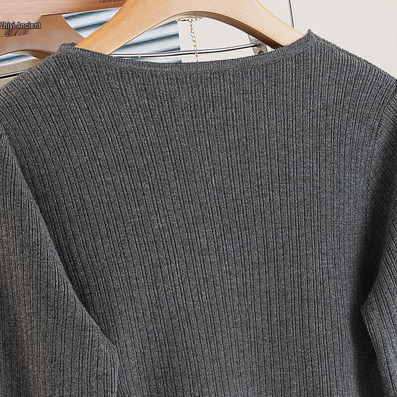 Women's Fashion Slim Fit Long Sleeve Knit Top