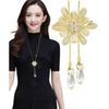 Sweater Chain Long Necklace Light Luxury High Sense Versatile Fringed Jewelry Accessories Pendant