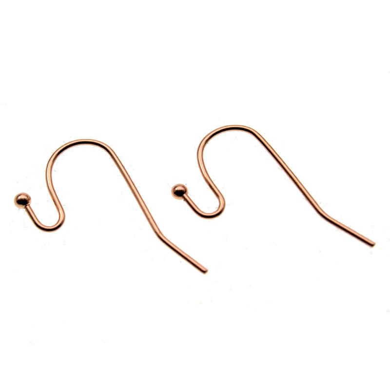 50PCS Stainless Steel Gold Plated Earring Hooks Findings Ear wire Clasps Base for DIY Jewelry Making Accessories Wholesale