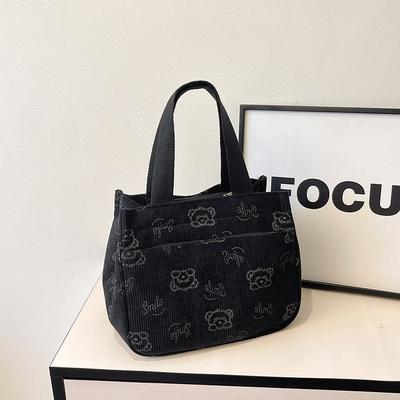 Neue Modehandtasche, schön, lässig, leichte und geräumige Handtasche, trendiger Cartoon-Druck, niedliche Aufbewahrungstasche