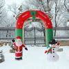 Christmas Santa Claus LED Inflatable Archway Garden Yard Xmas Party Props Decor