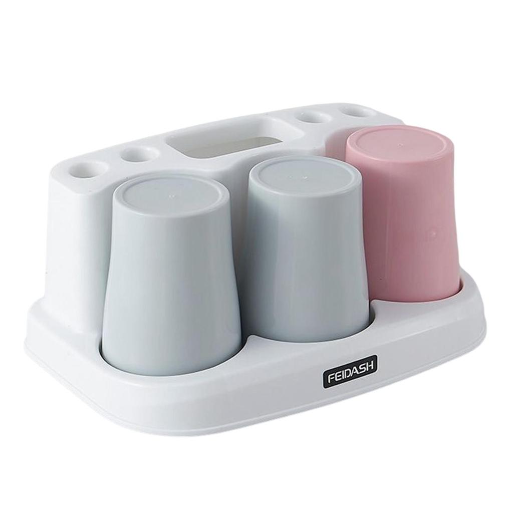 Toothbrush Cup Holder, Multi Functional Storage Easy Cleaning Holder for Travel ,