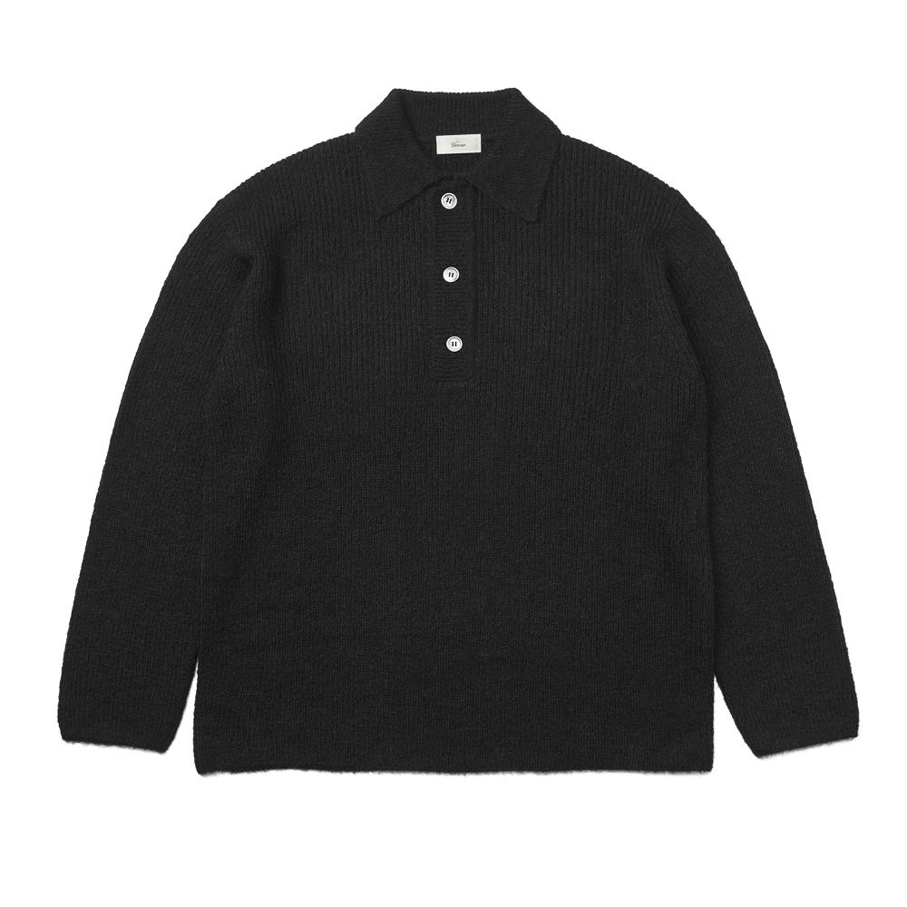 Berno [Casual] Alpaca Collar Knit Black L