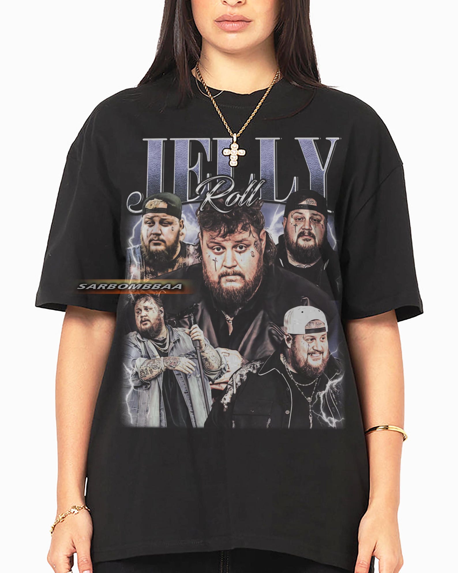 Jelly Roll Graphic T-Shirt, Unisex Streetwear XL