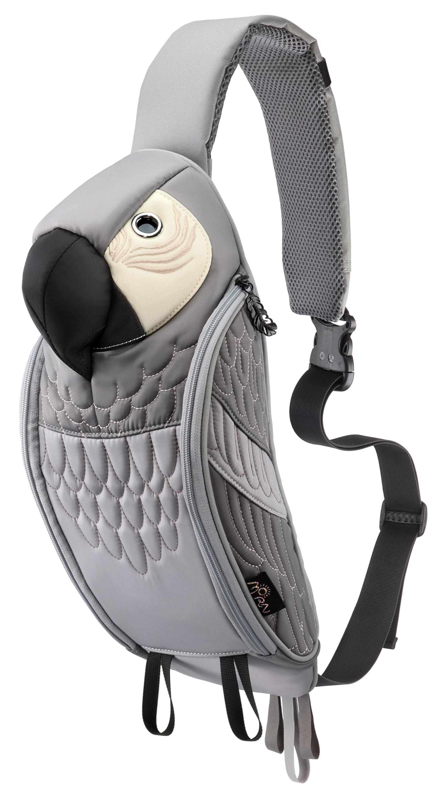 

Parrot Sling Bag [Morn Creations] PR-129 (GRY) сірий колір
